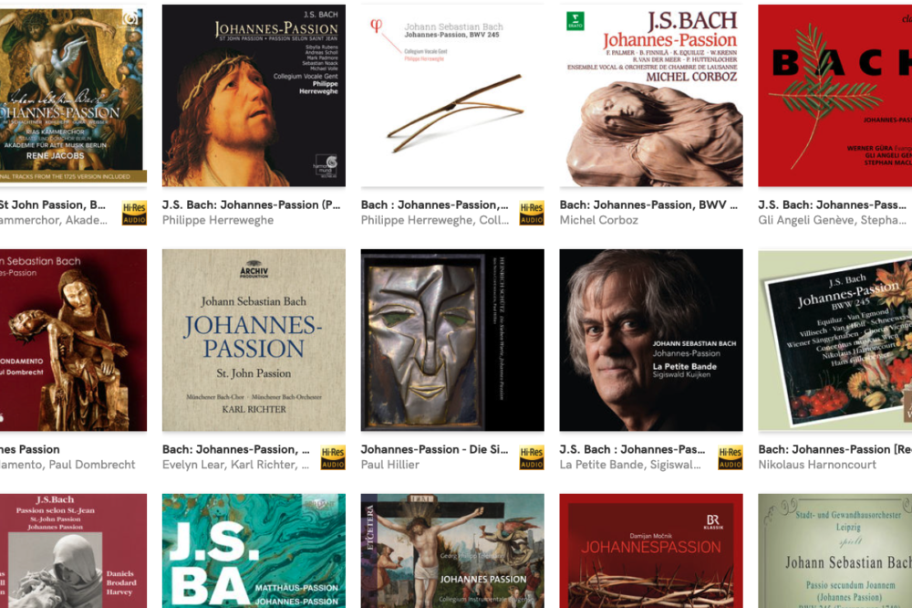 Café-Bach • 60 ans de discographie de la Passion selon saint Jean